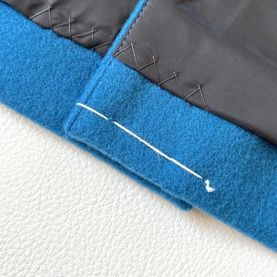 タグ付き未使用品✨ユナイテッドトウキョウ メルトン チェスターコート S ブルー