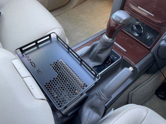 150プラド後期車用☆センターテーブル&レザーパッド☆ランドリックジャパン☆