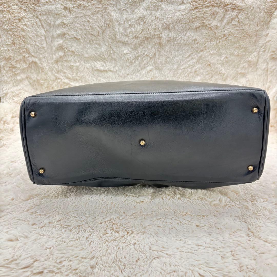 ✨美品✨GUCCI ハンドバック レザー 黒 ビジネスバック バンブー