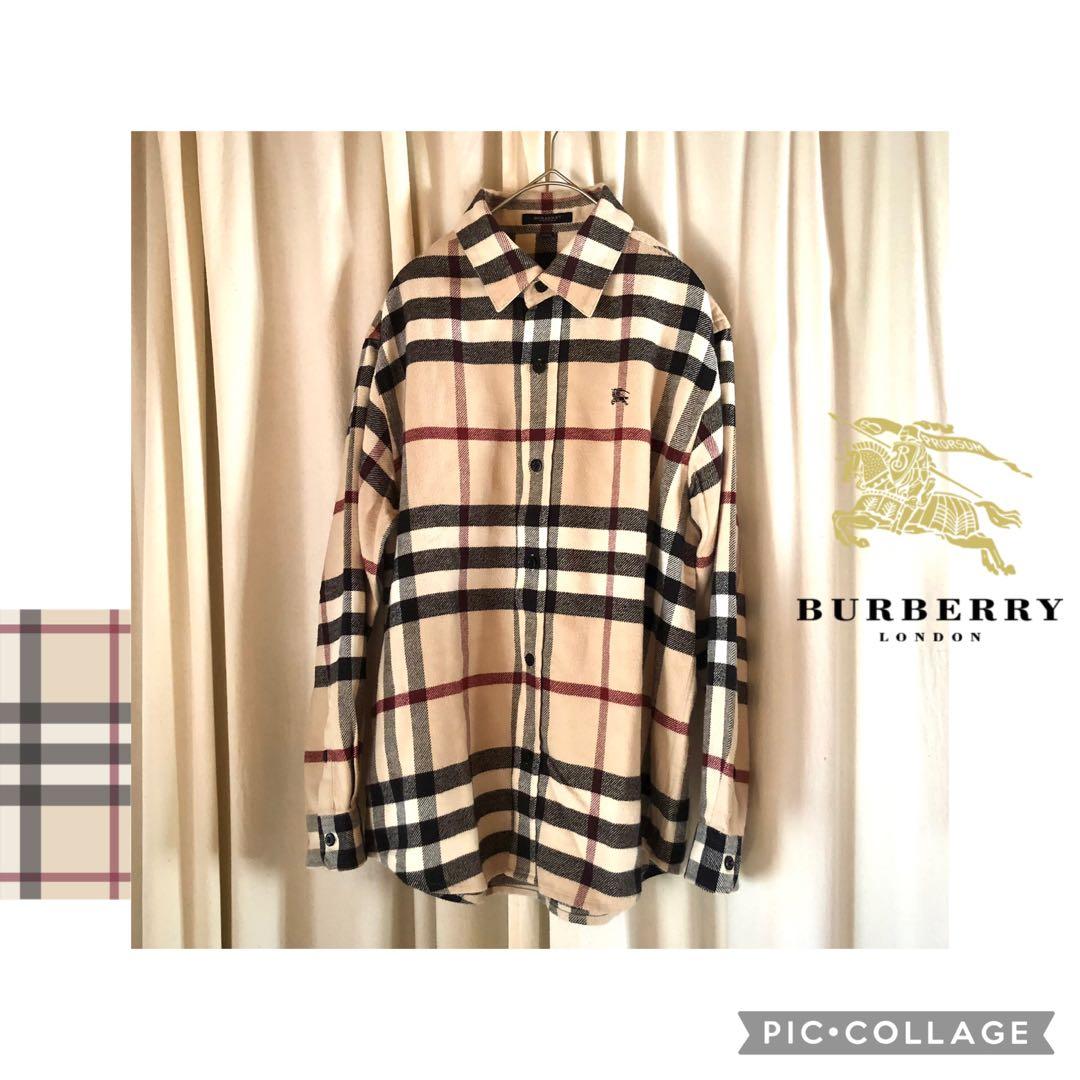 BURBERRY ノバチェック　長袖ネルシャツ　入手困難　即完売モデル