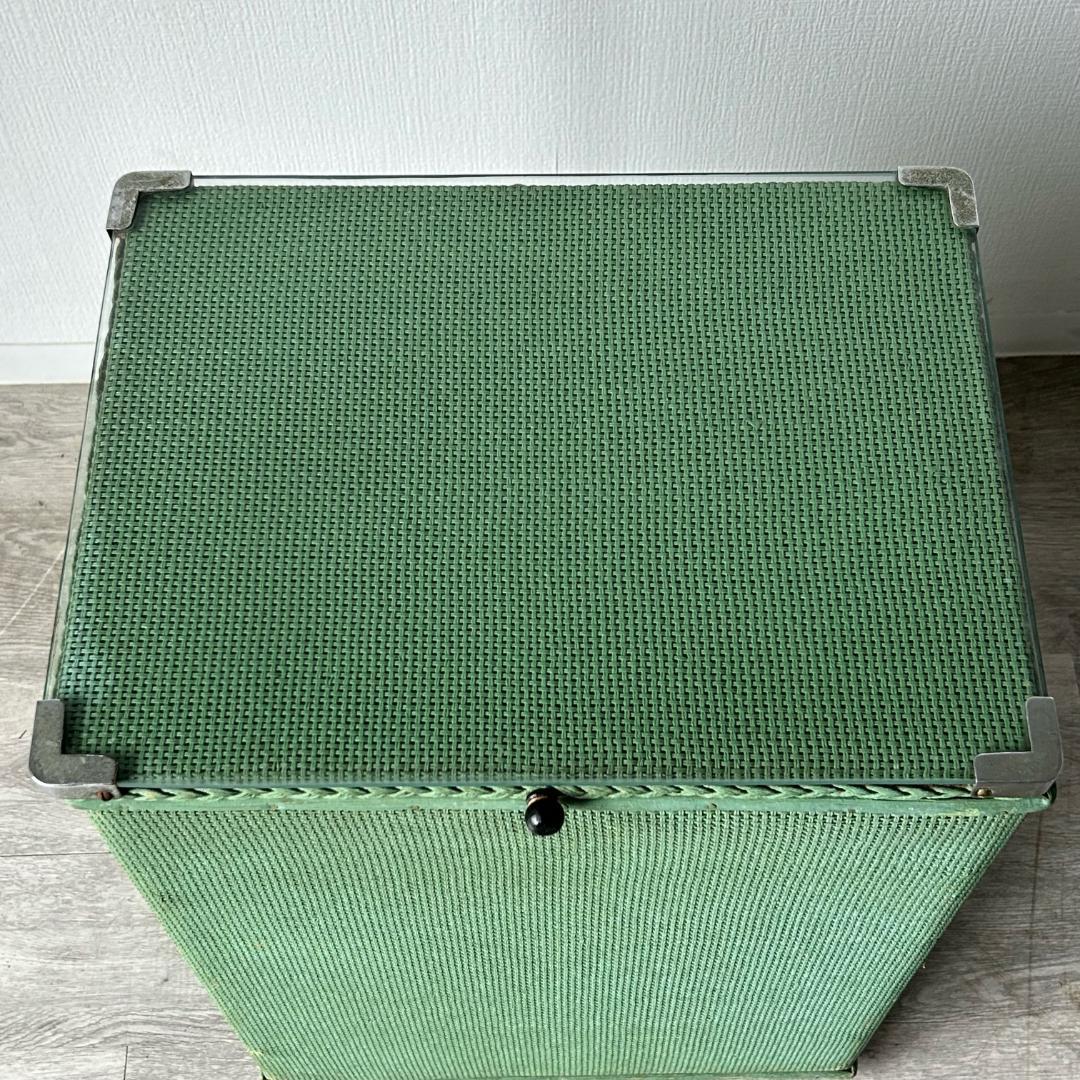 アンティーク 家具 ガラストップ リネンボックス 英国 197A