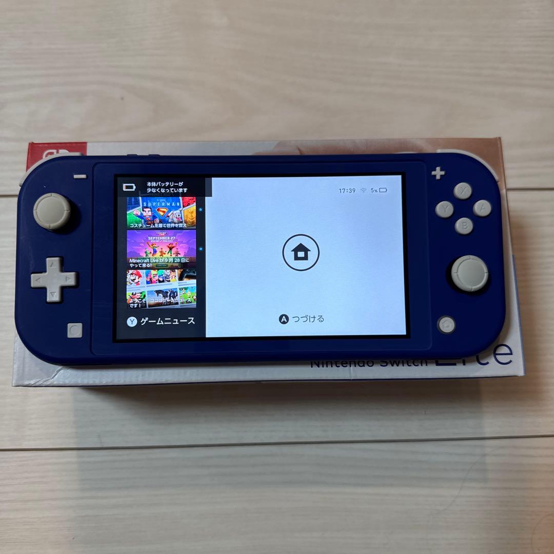 Switch Nintendo Lite ブルー スティック不良
