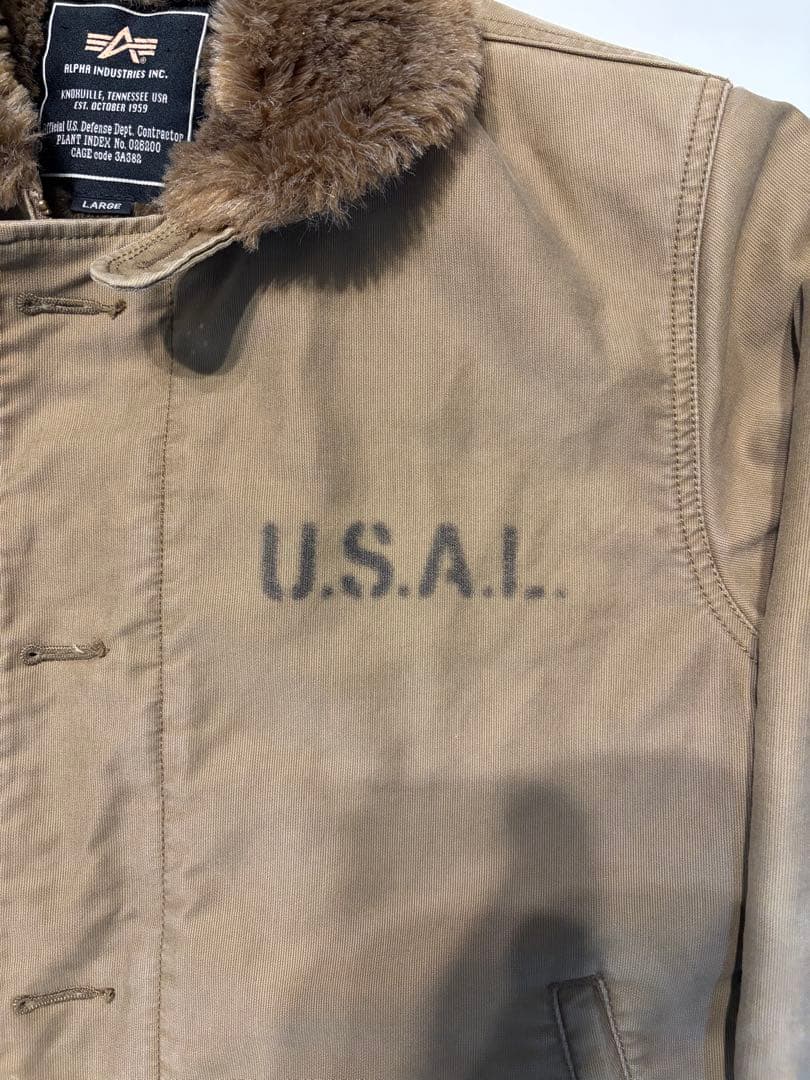 ALPHA INDUSTRIES N-1 デッキジャケット アルファsizeL