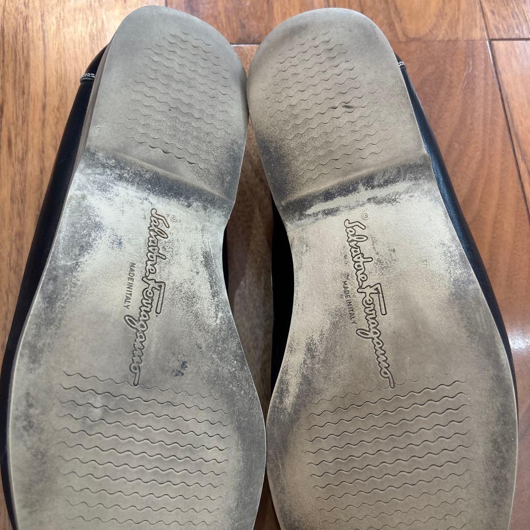 【美品】Salvatore Ferragamo 黒 レザー ローファー/ブラック