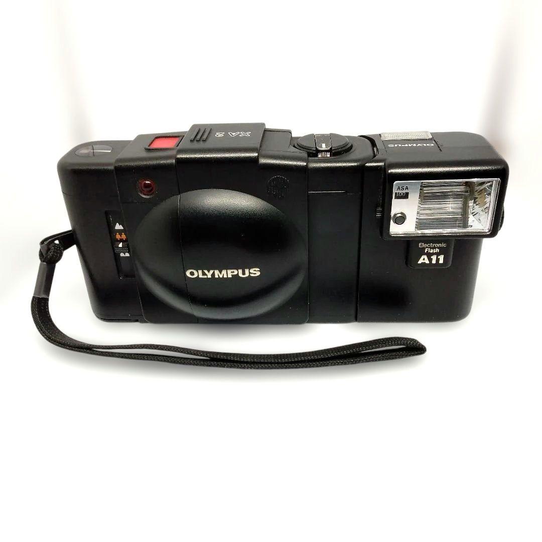 Olympus XA2コンパクトフィルムカメラ A11フラッシュ付き