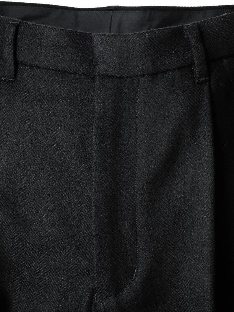 Graphpaper　HERRINGBONE 1TUCK PANTS