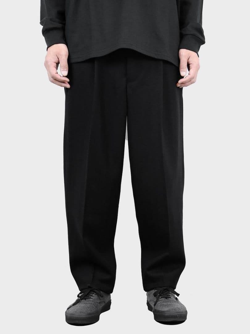 Graphpaper　HERRINGBONE 1TUCK PANTS