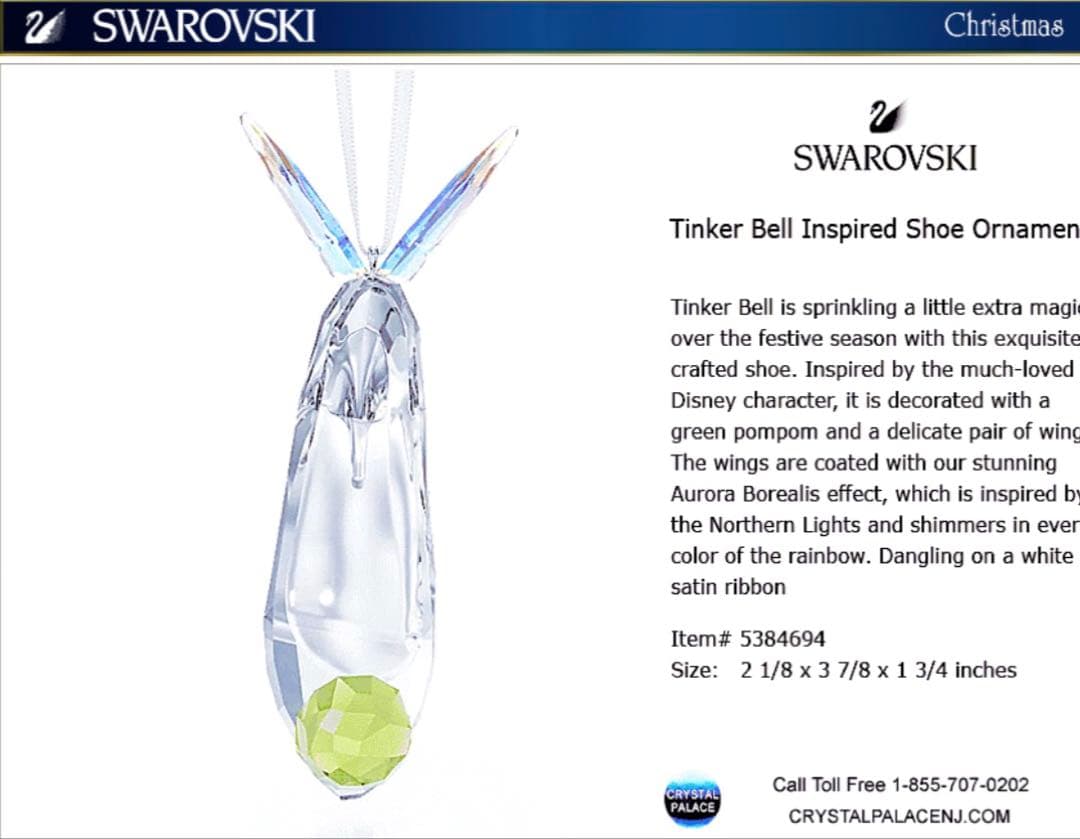 883【新品未使用】￥35,800／激レア入手困難／ティンカーベル靴／クリスマス