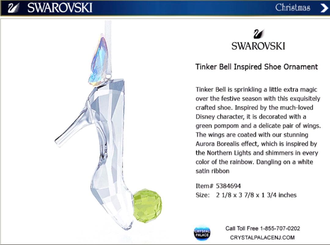 883【新品未使用】￥35,800／激レア入手困難／ティンカーベル靴／クリスマス