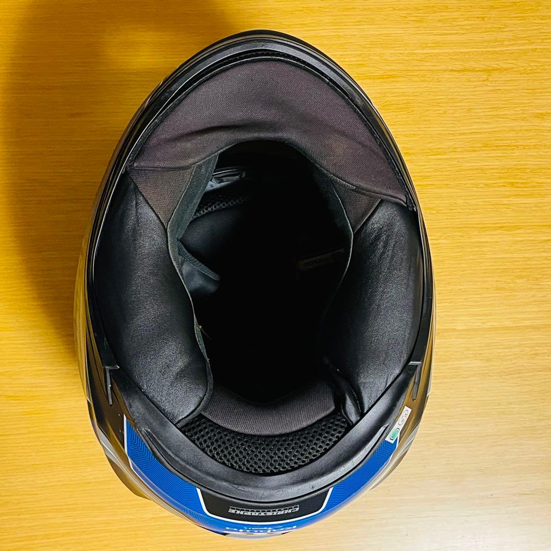 OGK KABUTO KAMUI-3 黒青 フルフェイスヘルメット Sサイズ