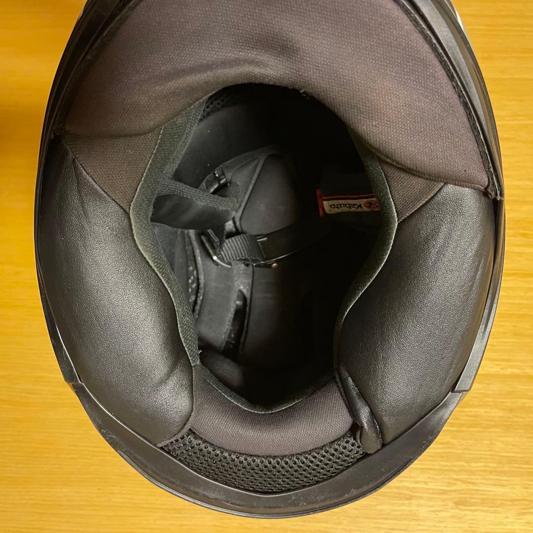 OGK KABUTO KAMUI-3 黒青 フルフェイスヘルメット Sサイズ