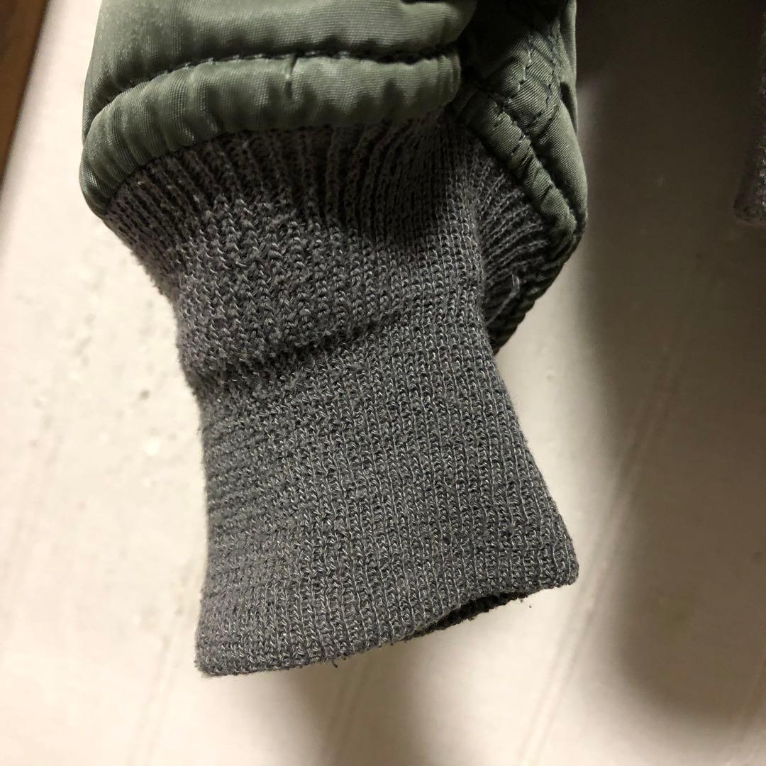 USA製 ALPHA MA-1 USAF ホワイトテープ フライトジャケット S