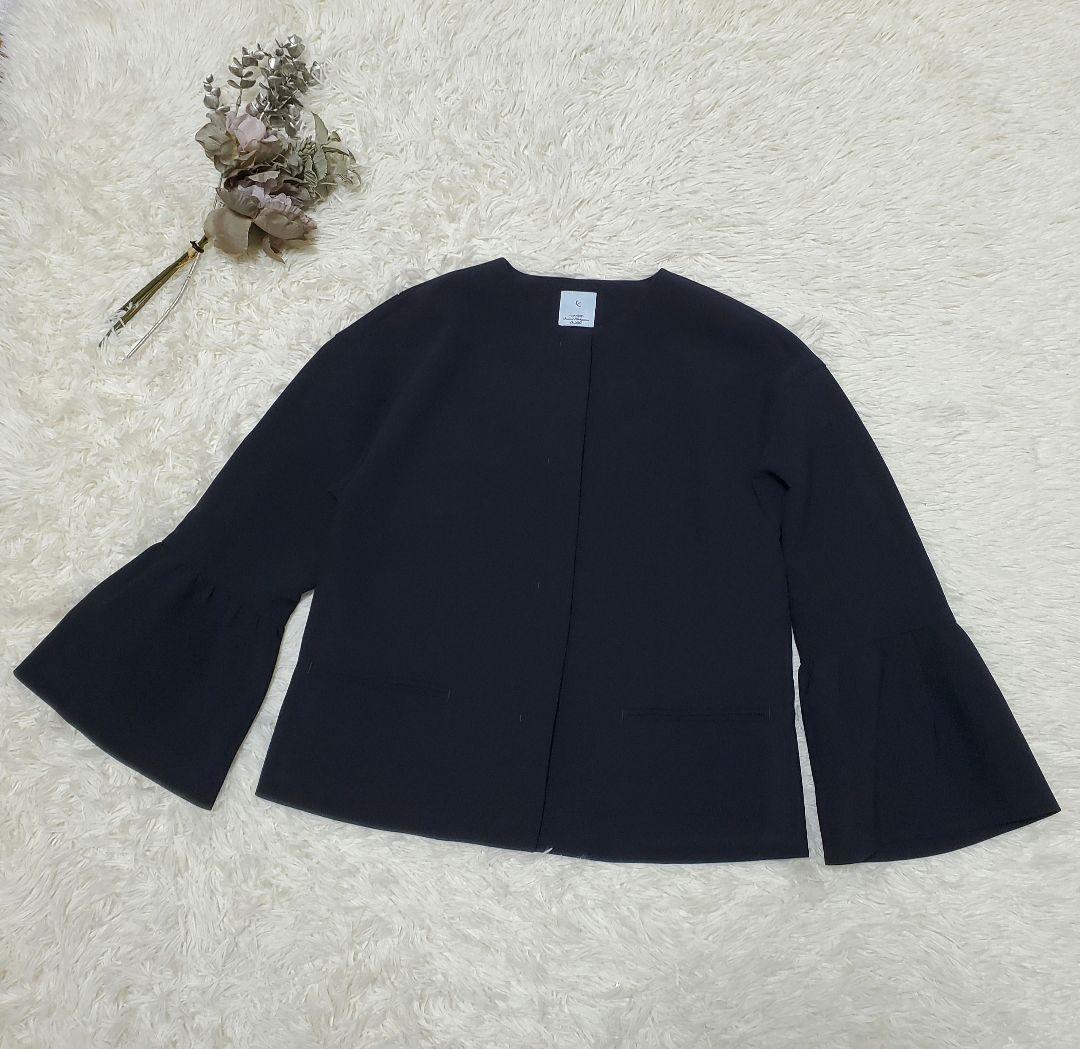 ■組曲/コンフォータブルドレープ フレアスリーブジャケット極美品 雑誌掲載