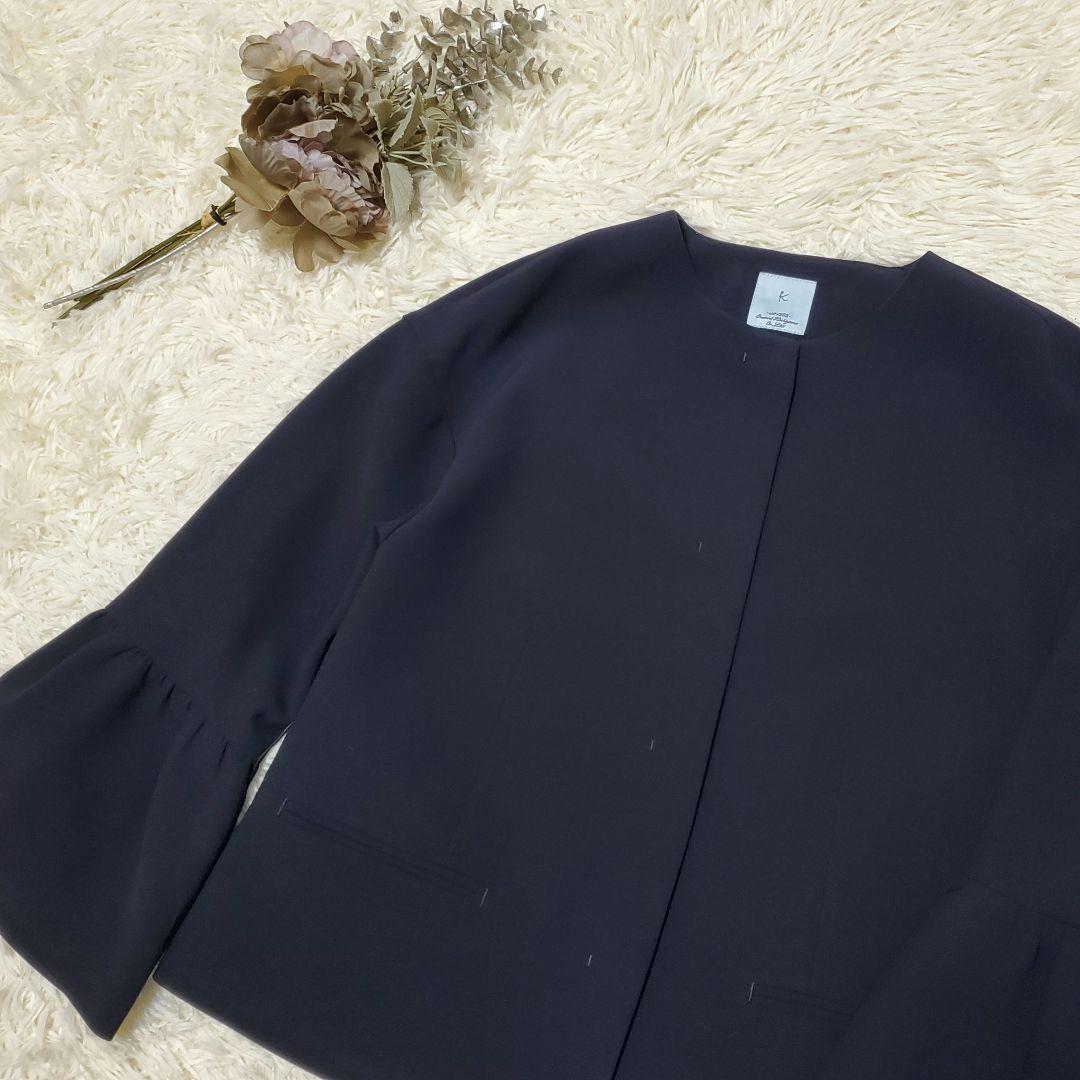 ■組曲/コンフォータブルドレープ フレアスリーブジャケット極美品 雑誌掲載