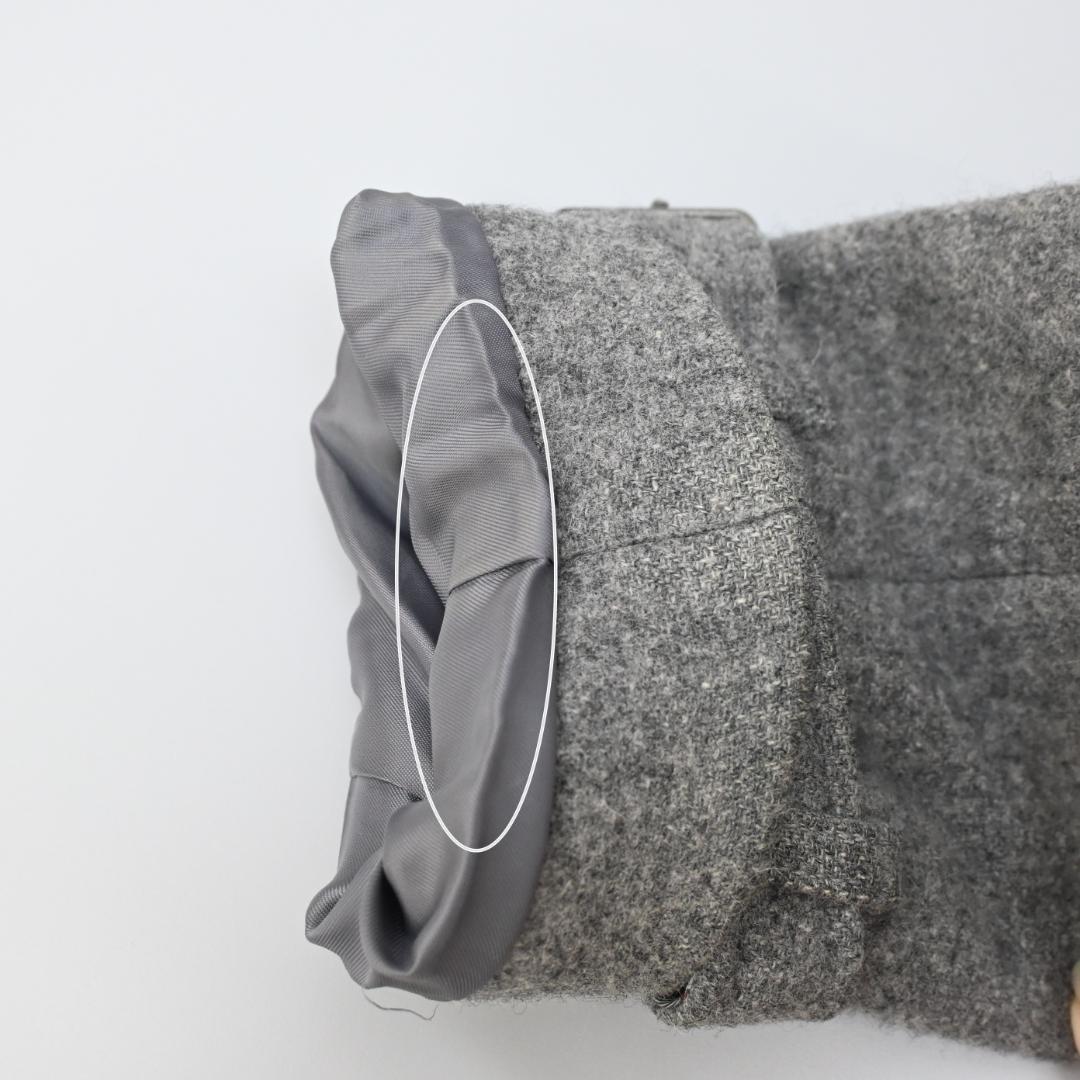 48528★冬 バーバリーブルーレーベル コート ノバチェック メルトン\"