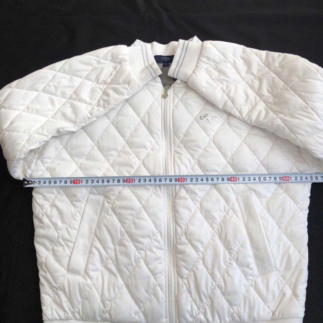 Callaway キルティングジャケット ホワイトLサイズ