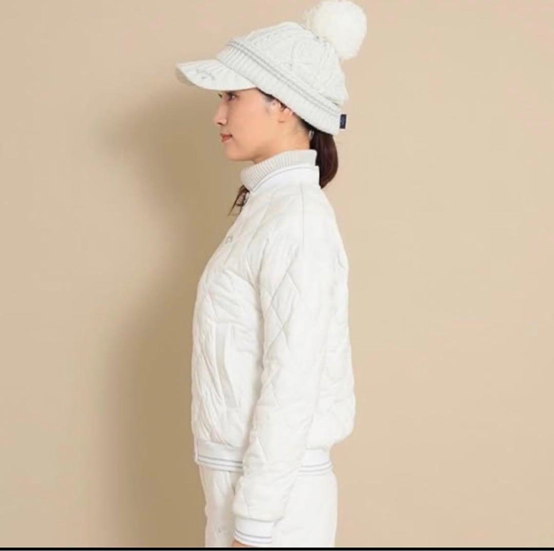 Callaway キルティングジャケット ホワイトLサイズ