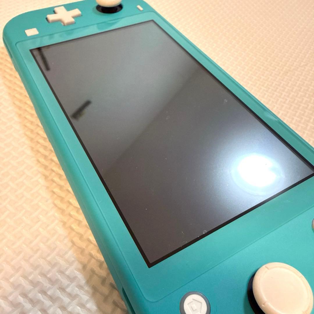 【値下げ中】Switch Light ターコイズ&ポケモン ソード&ガイドブック