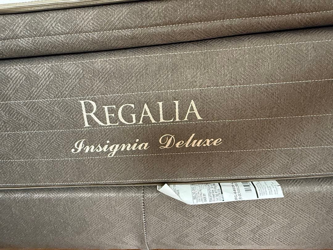 レガリア インシグニアデラックス シングルマットレス、ボトムレガリアゴールド