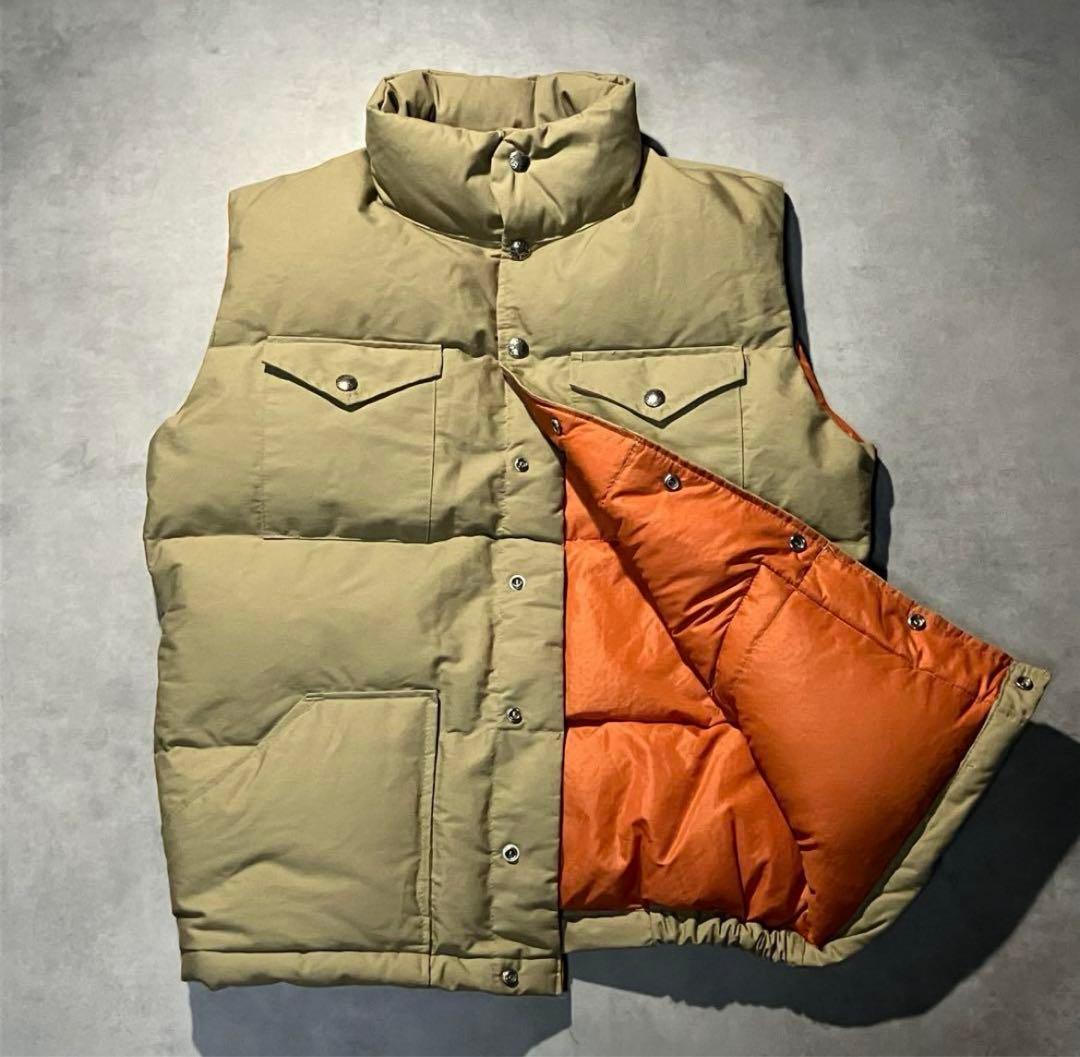 THE NORTHFACE ダウンベスト 80s 茶タグ