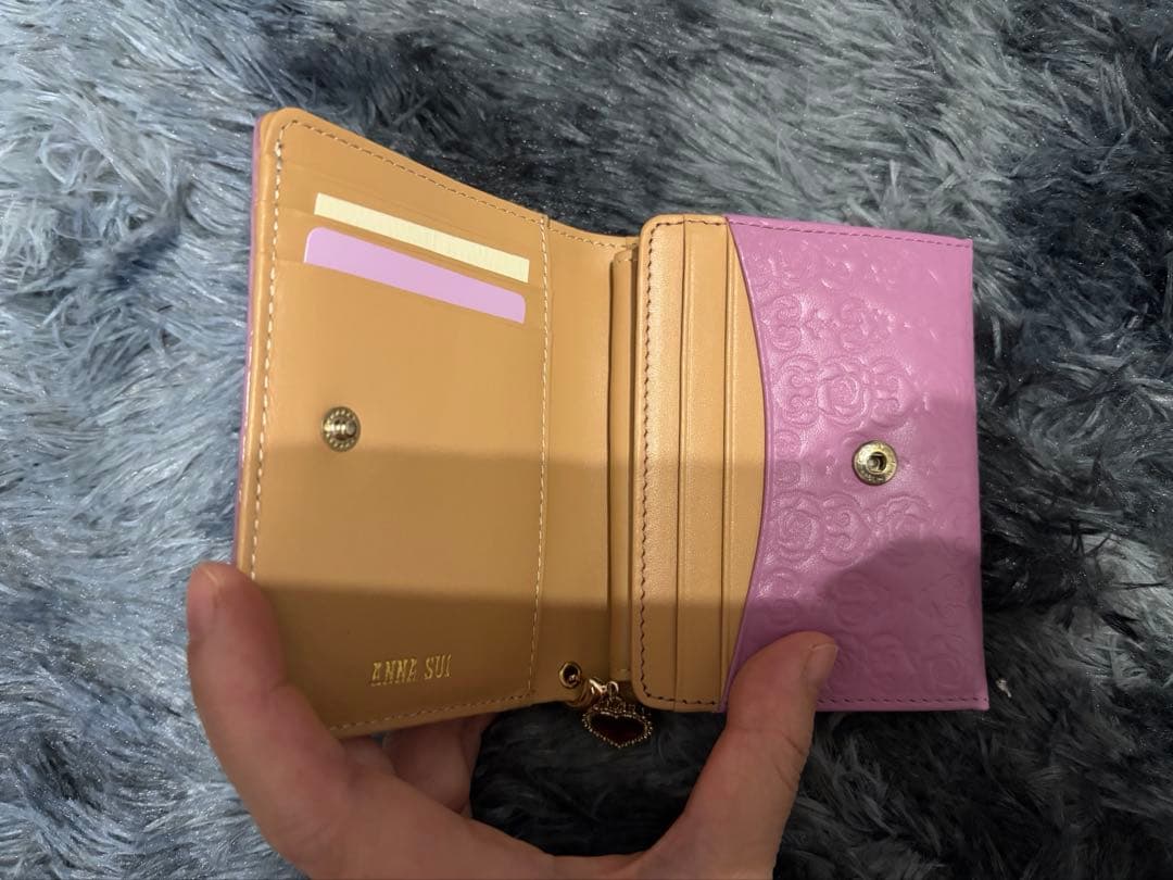 anna sui インザハート 2つ折り財布