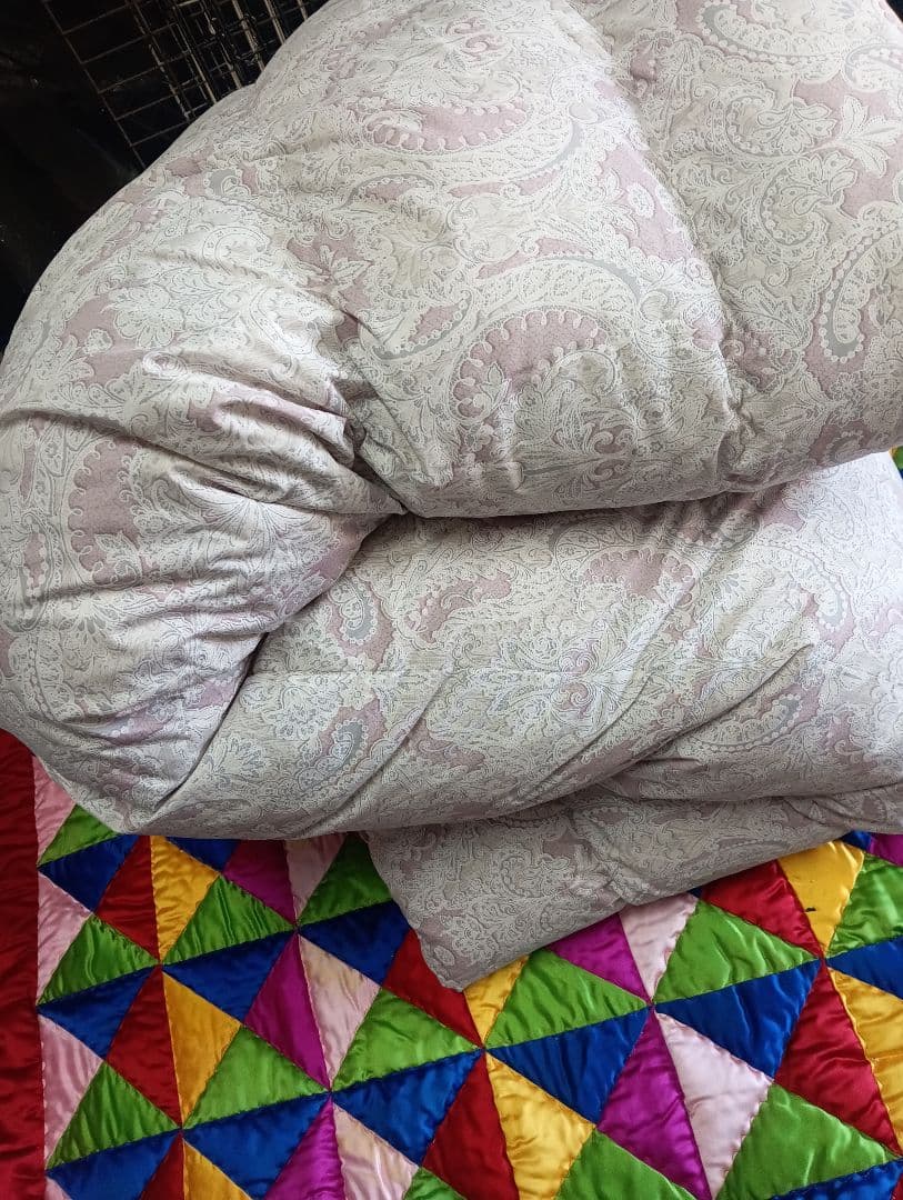 レイ　西川リビング布団 150cm x 210cmダウン90%羽毛1.1㌔