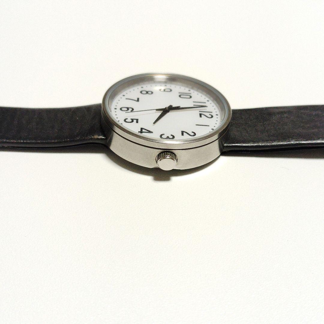 【廃盤希少✨️】無印良品 公園の時計 ソーラー レザーベルト