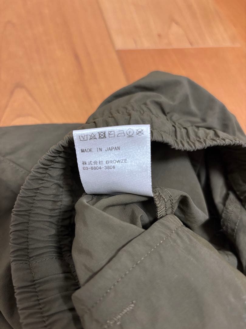 パンツ ENNOY Nylon Shorts Olive M