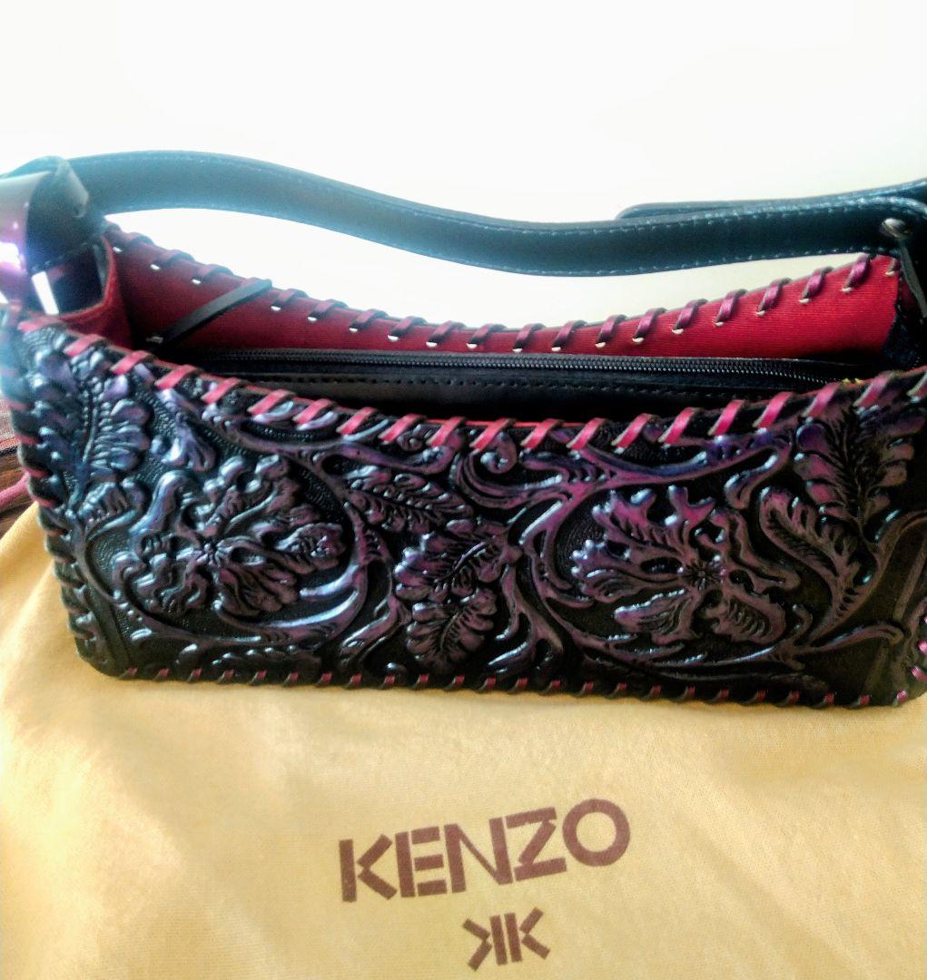 未使用品／高田賢三KENZO／ パーティーバッグ／フランス製／ビンテージ