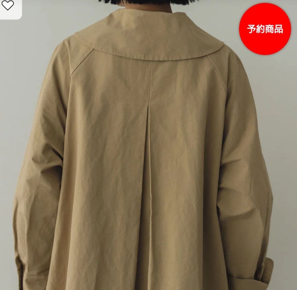 くらすこと +to クラシカルなコットンナイロンコート　新品