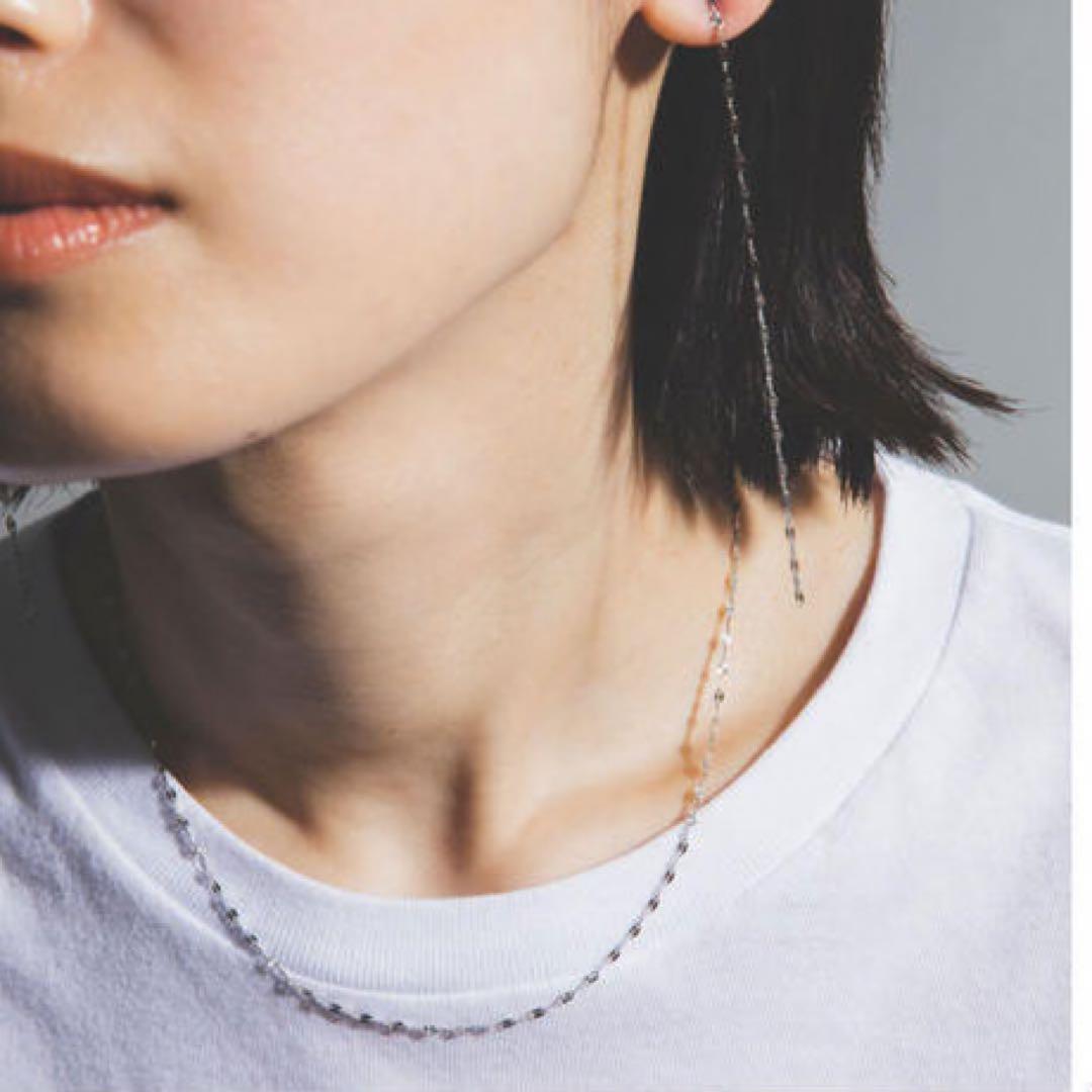 アクセサリー les bon bon sunlight necklace white gold