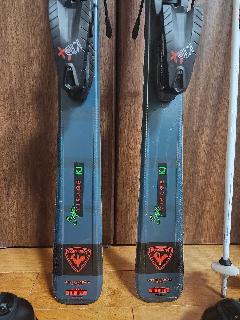 ■送料無料■ロシニョール■子供用スキー4点セット■140/25■