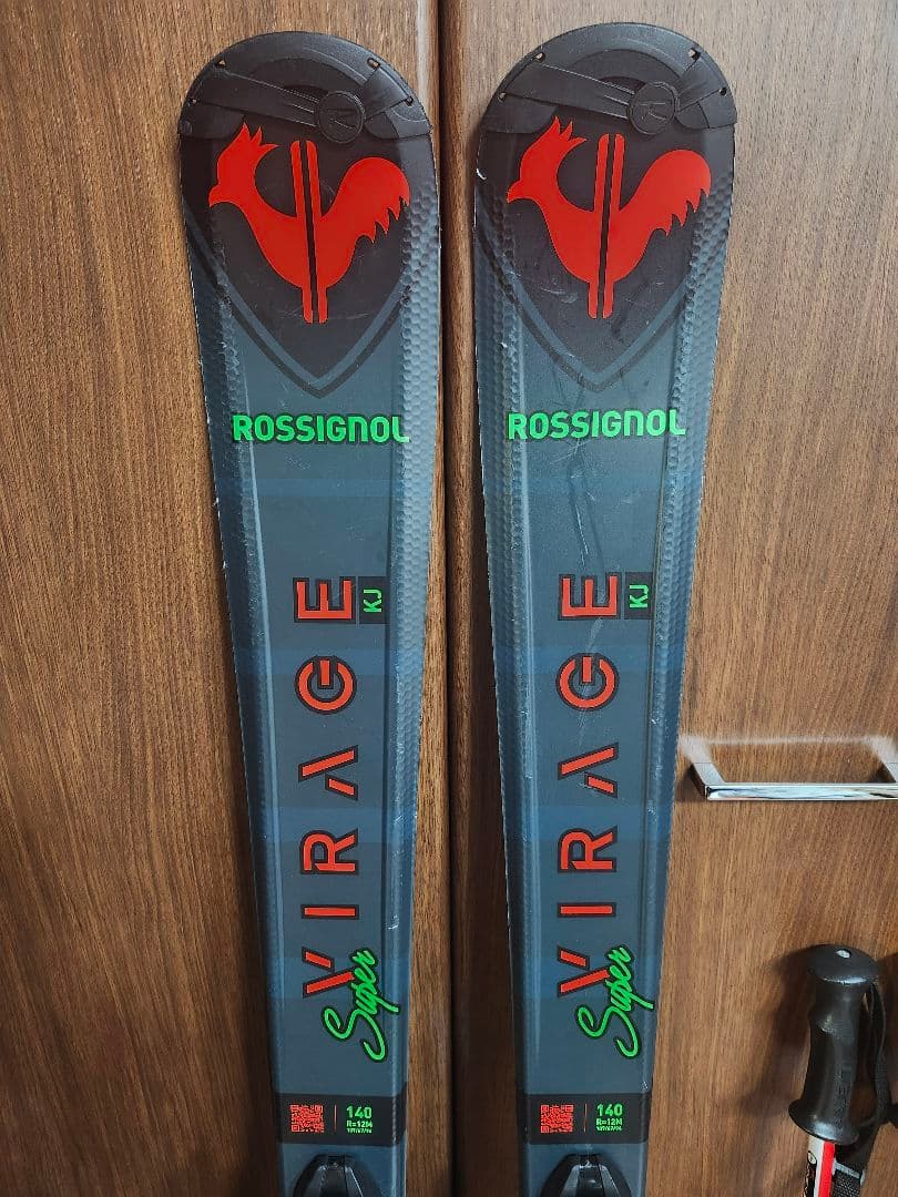 ■送料無料■ロシニョール■子供用スキー4点セット■140/25■