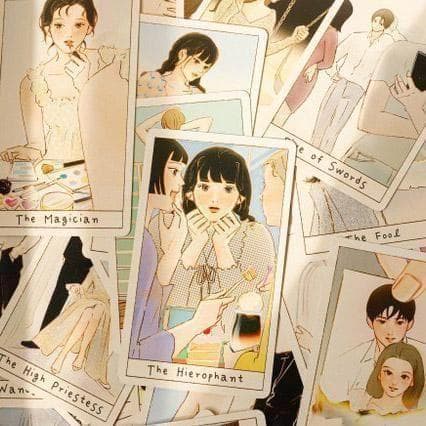 正規品✨韓国・韓流デッキ✨キュンキュンする可愛い恋愛特化のタロットカード