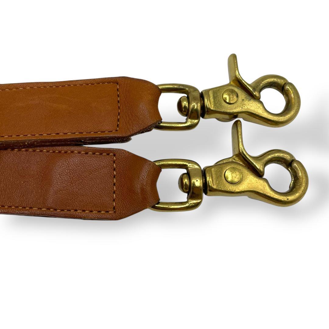 美品　A4可　オールドコーチ　ビジネスバッグ　2way ターンロック　レザー　茶