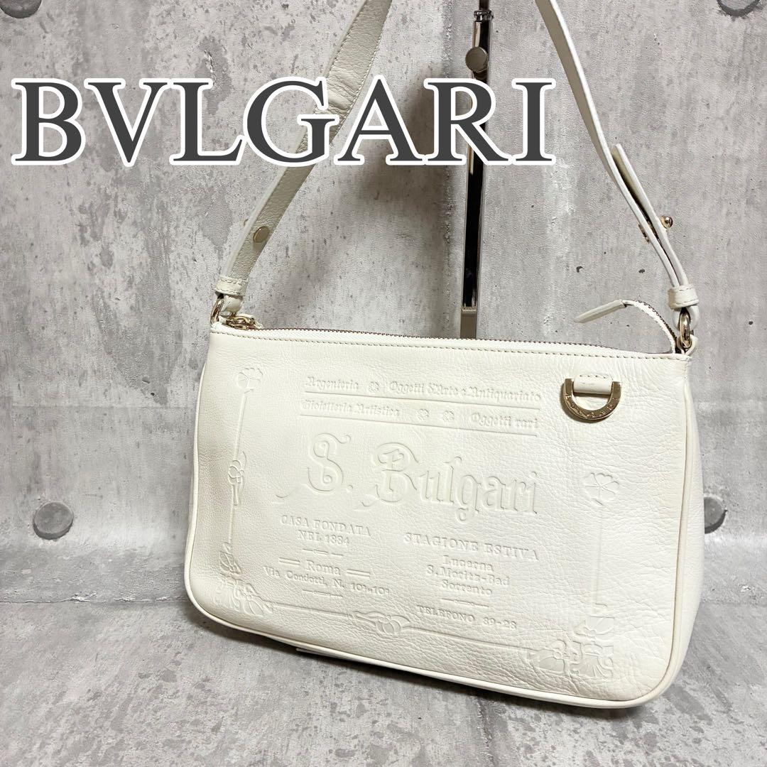 【美品】BVLGARI ブルガリ コレツィオーネ ショルダーバッグ ポーチ