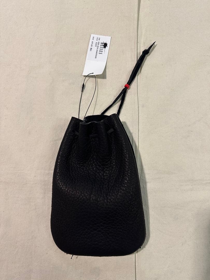 バッグ MASSES DEER SKIN DRAWSTRING