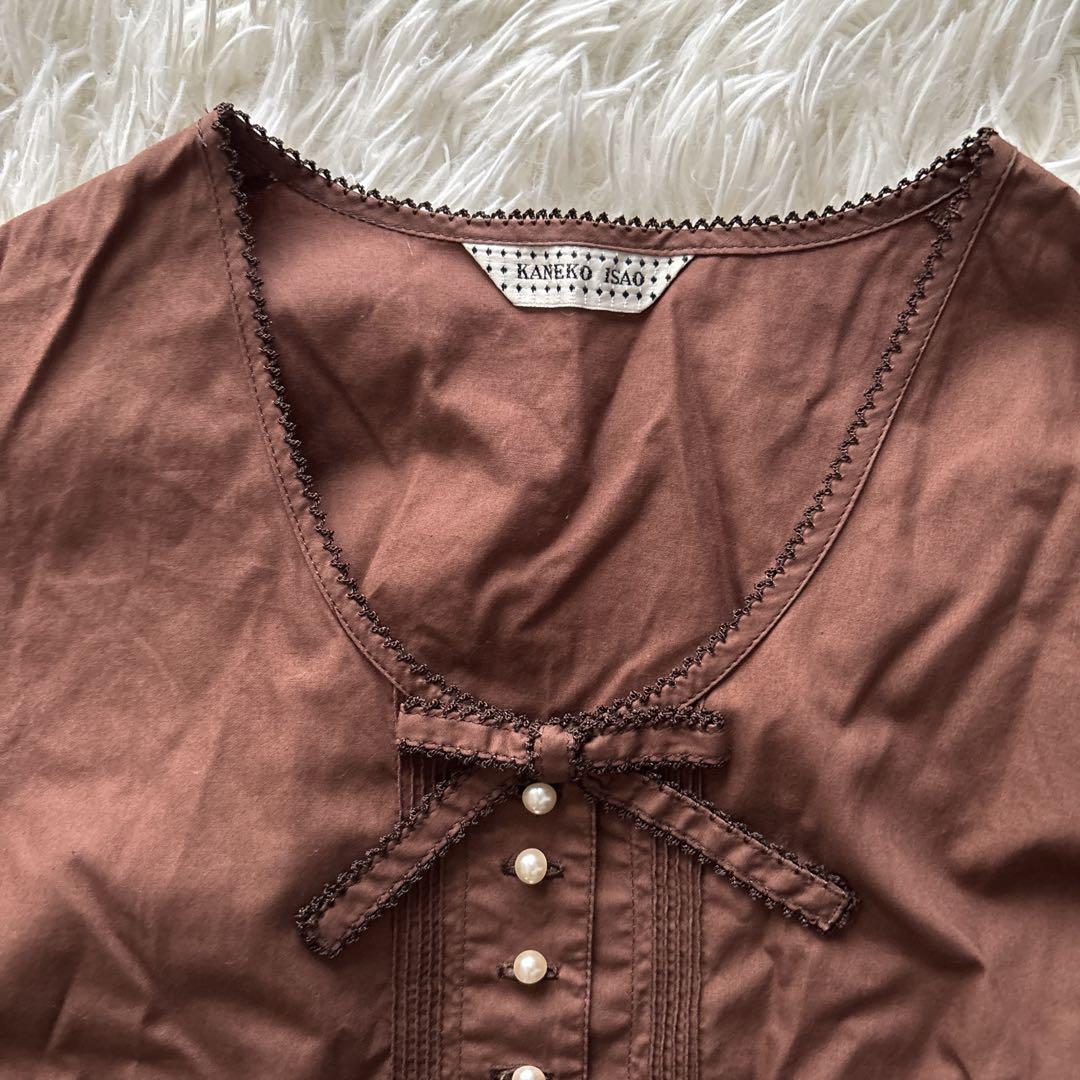 KANEKO ISAO ブラウン　ワンピース　希少　ピンクハウス