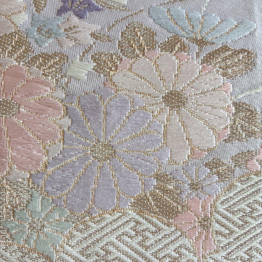 訪問着　フルセット　着物　難あり　練習用　正絹　宝尽くし　金駒刺繍　N2