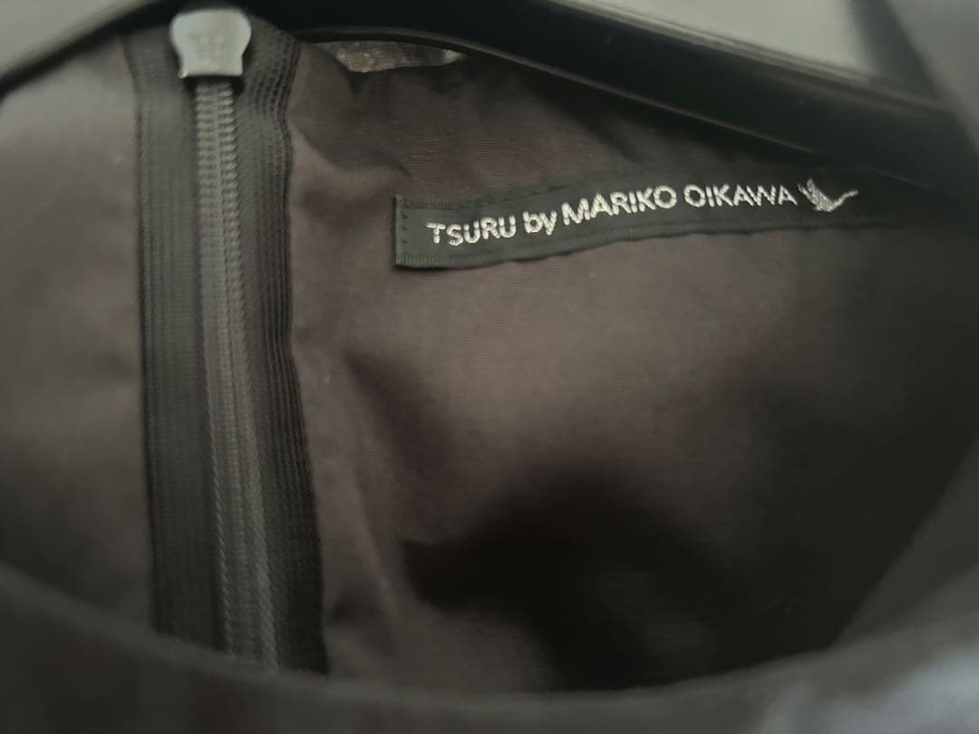 TSURU by MARIKO OIKAWA ブラックノースリーブチュニック