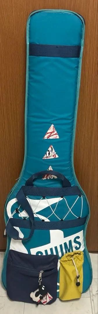 CHUMS エレキベースケース ギグバッグ 水色