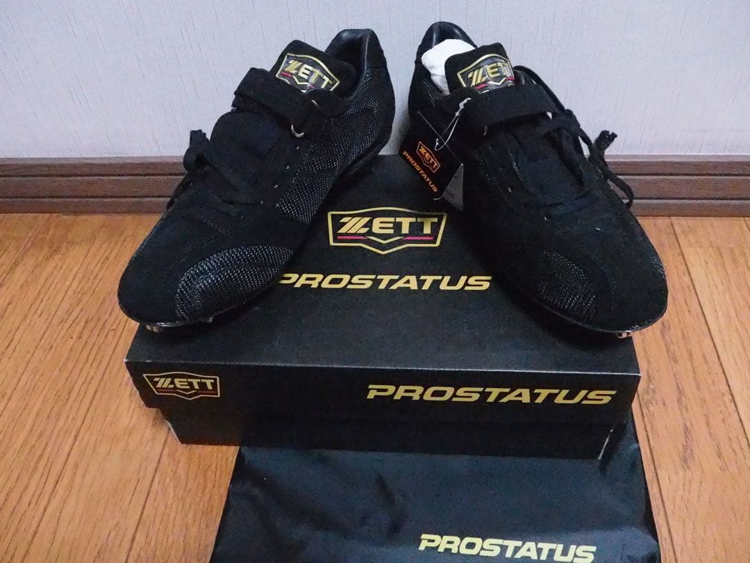 新品未使用【27.5cmゼット　プロステイタス】野球用埋め込み型金具スパイク。