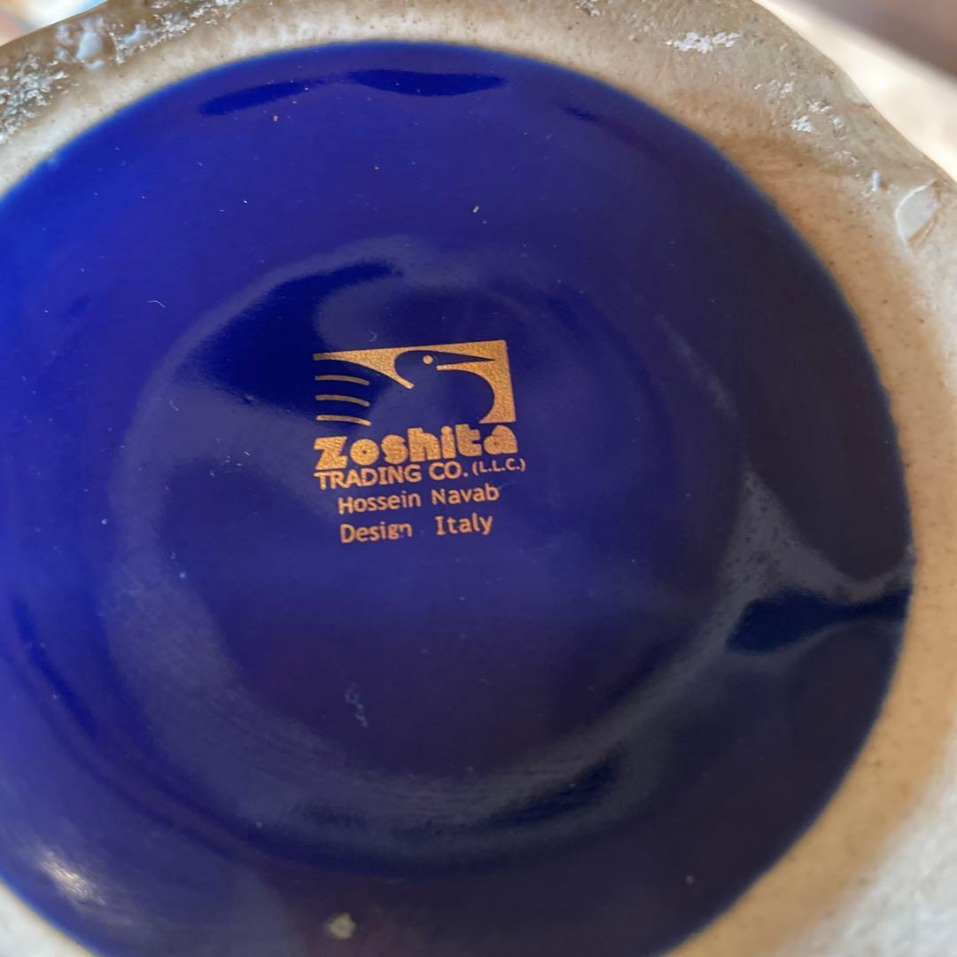 イタリア製・絵柄入りの花瓶