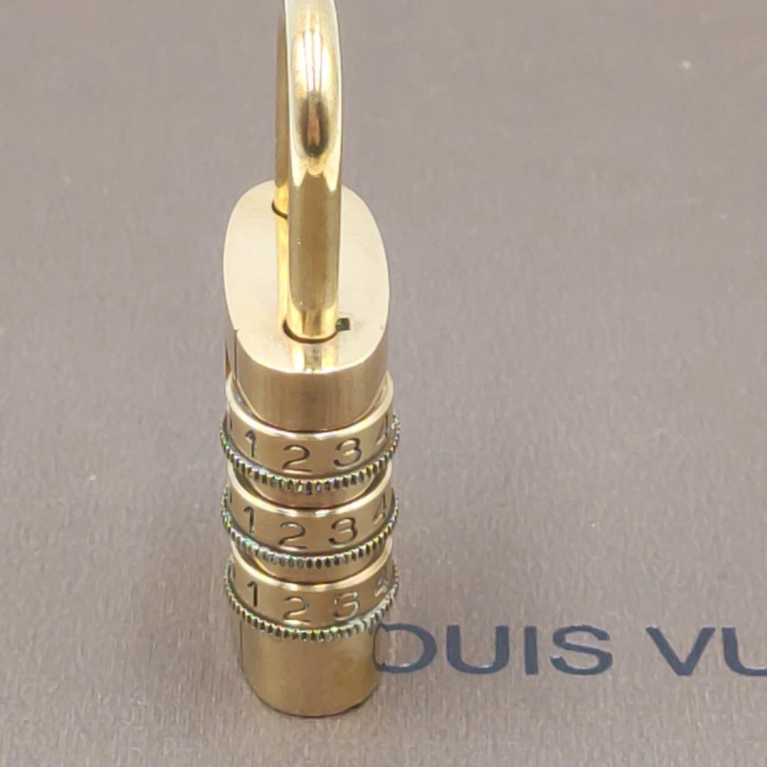 リペア済　LOUIS VUITTON　ルイヴィトン パドロックダイヤル式ロック