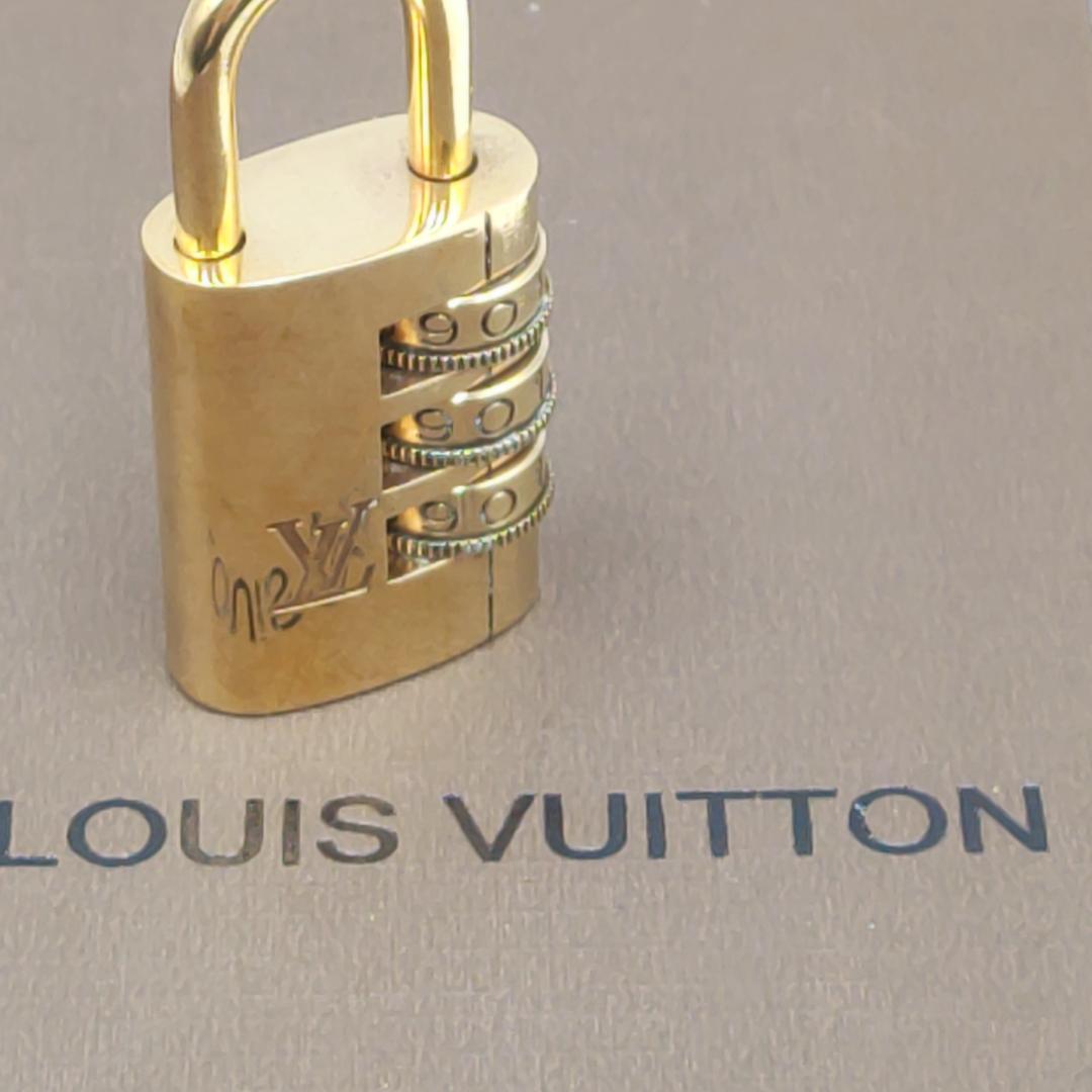 リペア済　LOUIS VUITTON　ルイヴィトン パドロックダイヤル式ロック