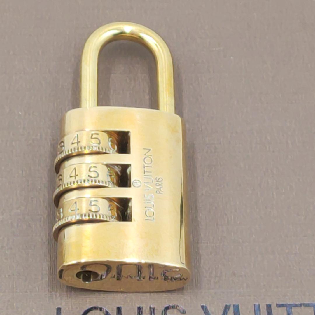 リペア済　LOUIS VUITTON　ルイヴィトン パドロックダイヤル式ロック