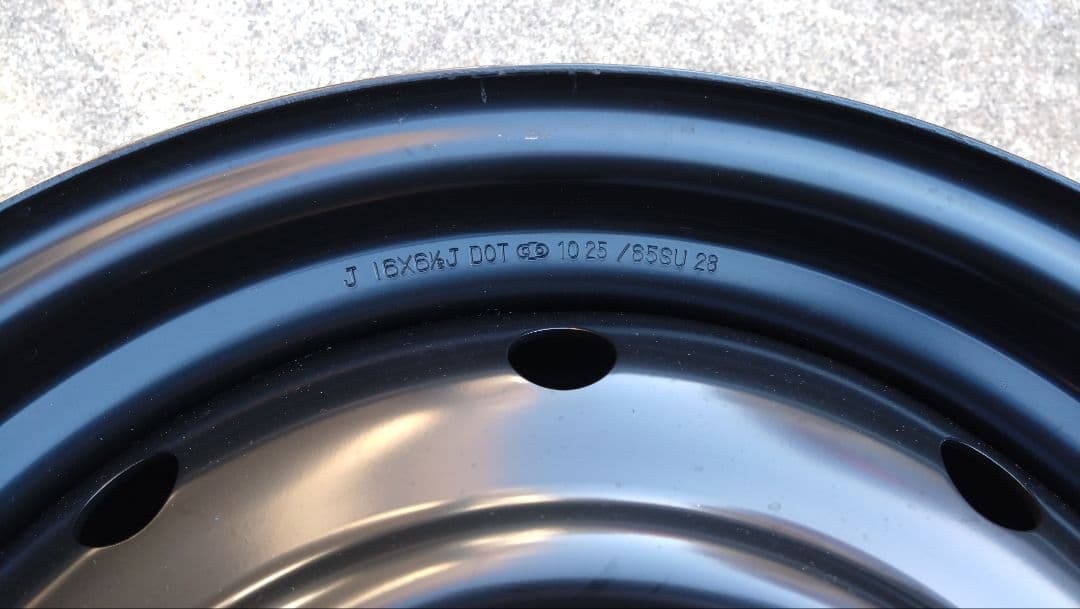 新車外し GR86純正 16インチ スチールホイール PCD100 5穴