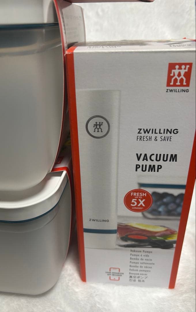 専用　新品未使用　ツヴィリング　真空ポンプ　真空コンテナ　真空保存バック　セット