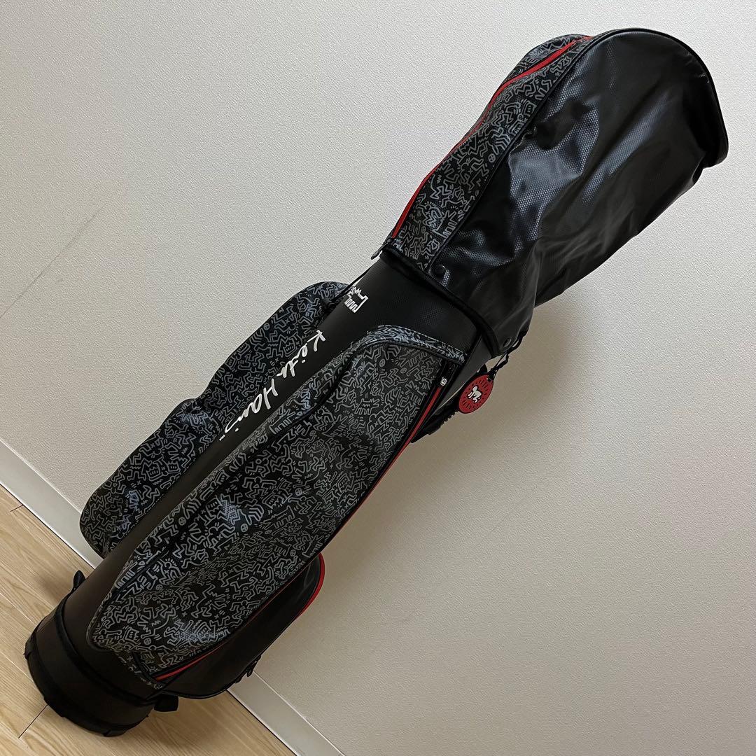 入手困難 美品 キースヘリング 軽量キャディバッグ 7.5型