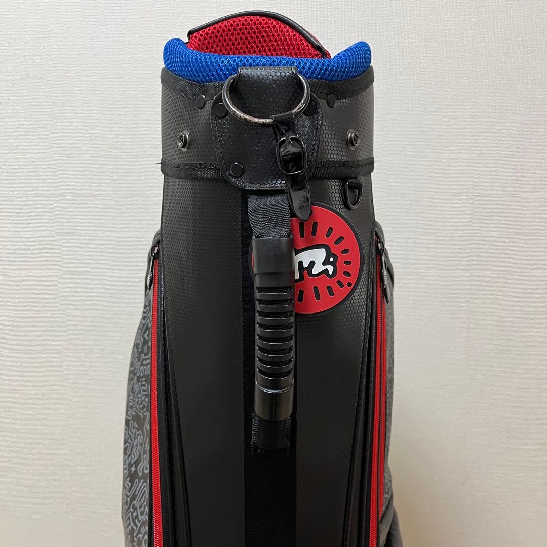 入手困難 美品 キースヘリング 軽量キャディバッグ 7.5型